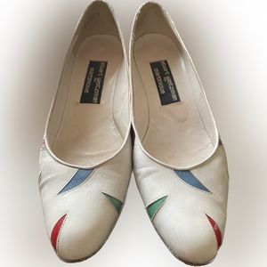 VINTAGE Stuart Weitzman for Martinique Size 7 Kitten Heel Color Flecked